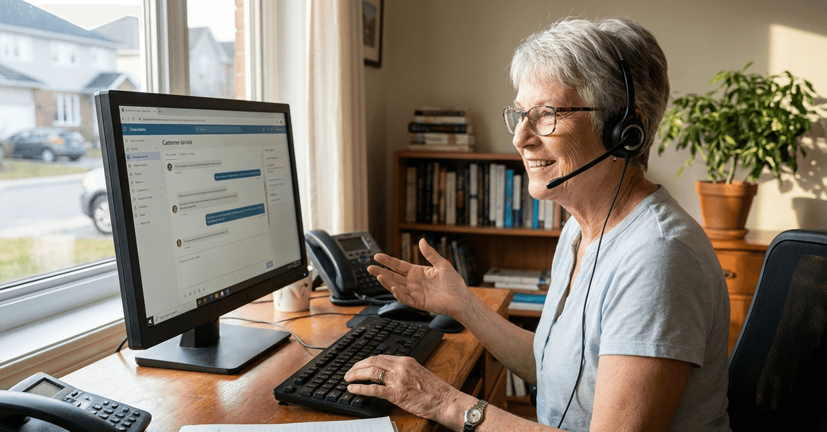 Best Customer Service Jobs for Seniors – Flexible Options & Extra Income